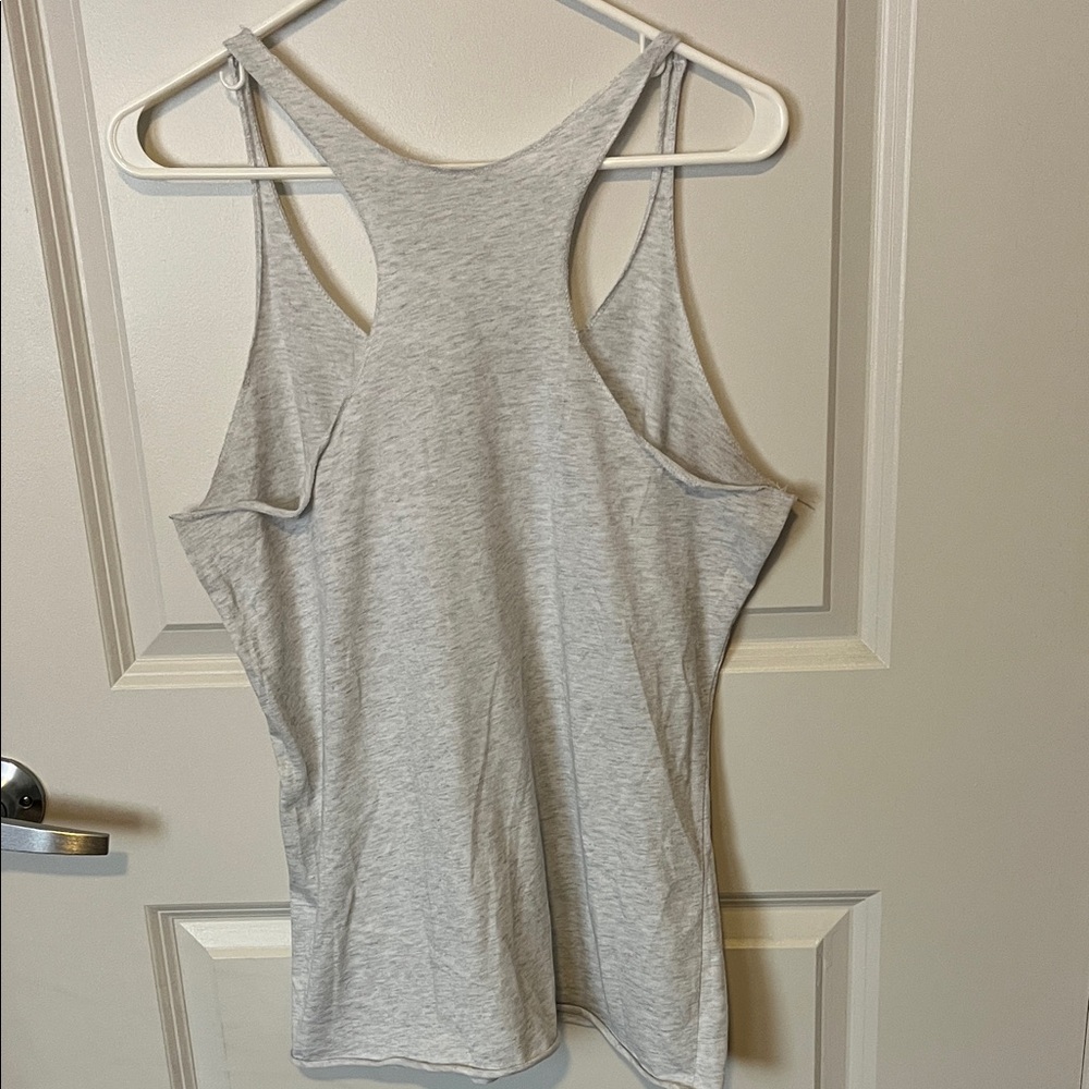 Gray Racerback Tank Top - Picture 5 of 7